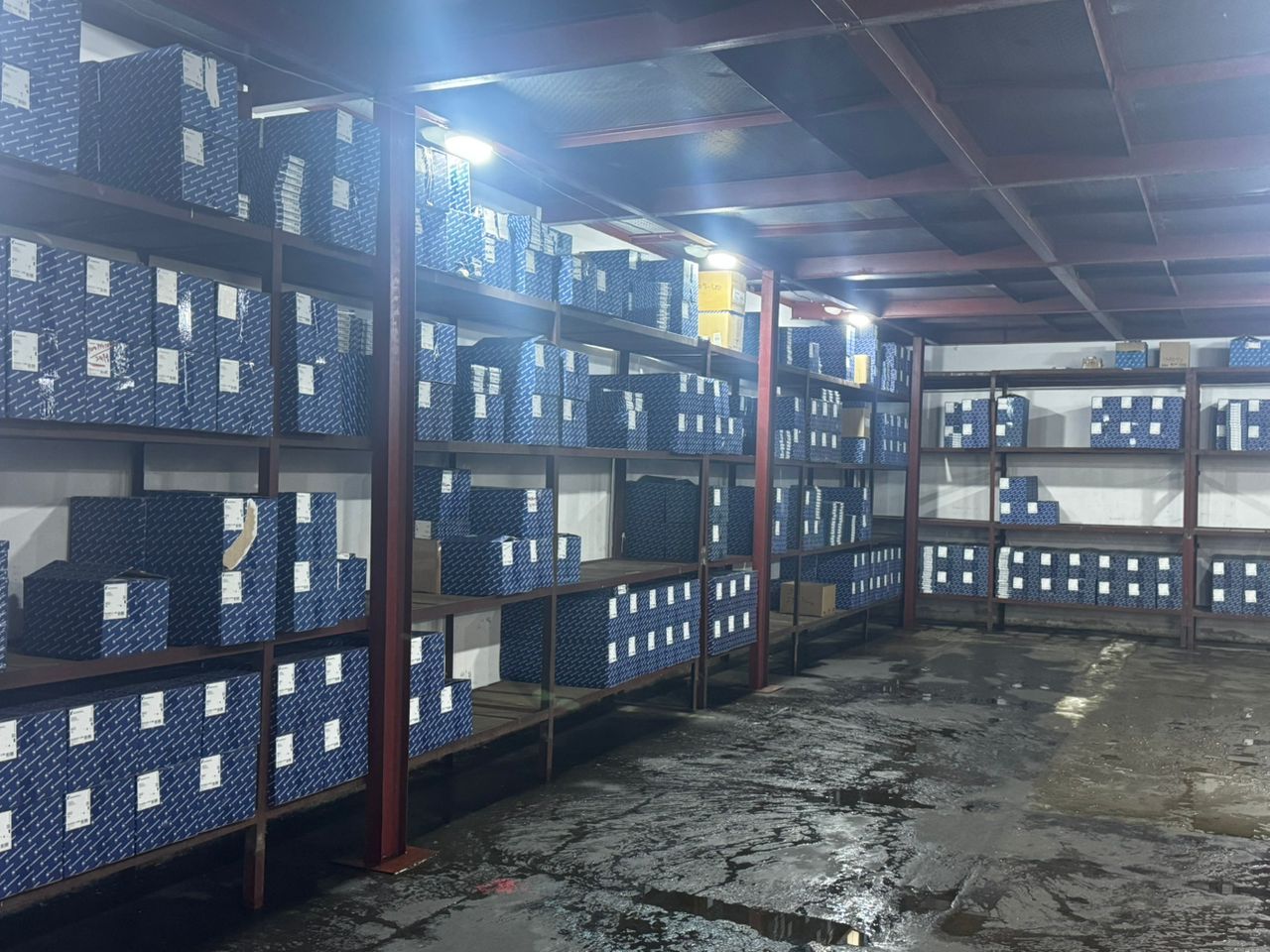 Warehouse aisle